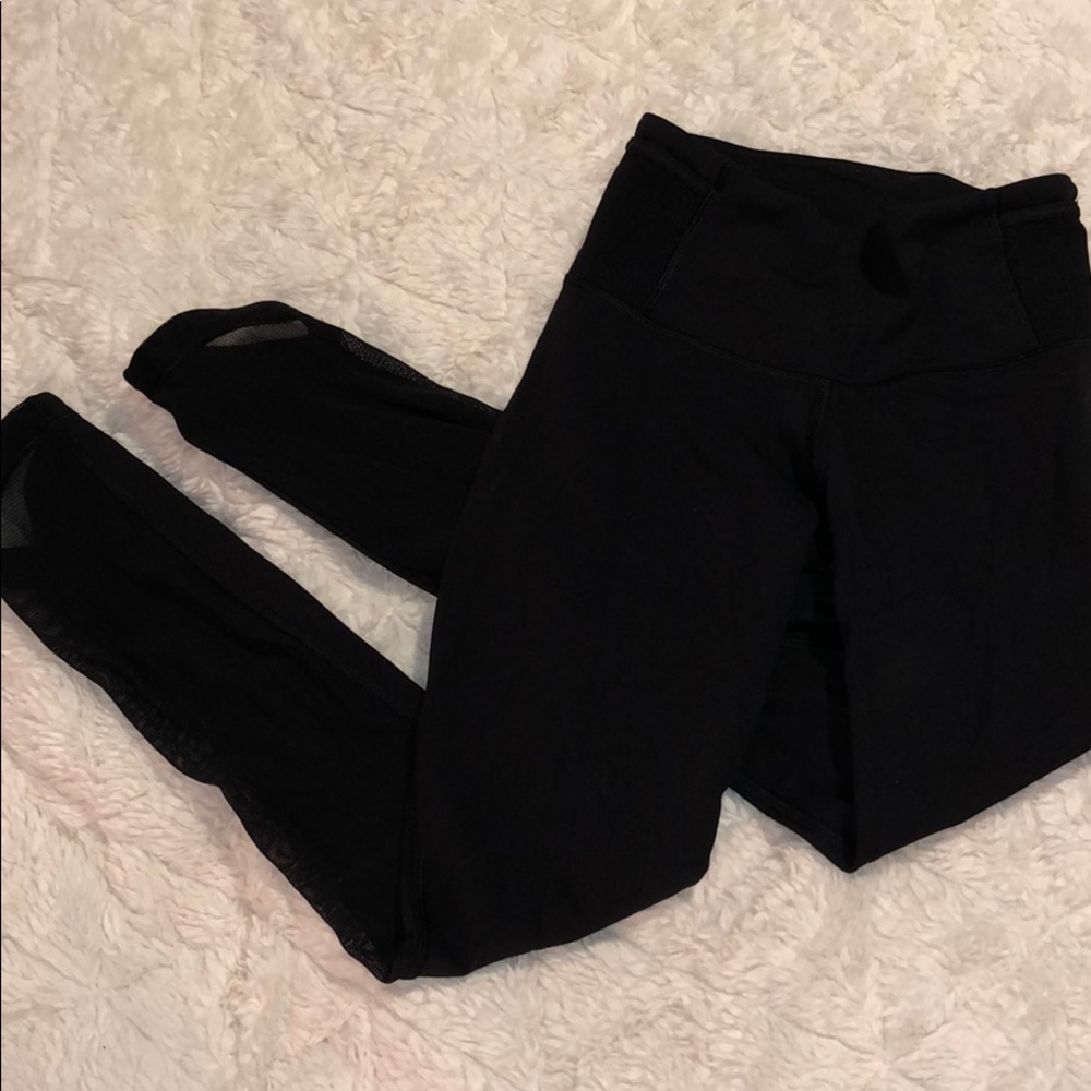 Size 2 Lululemon mesh leggings